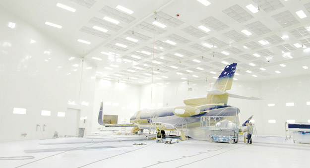 GFS aircraft paint booth