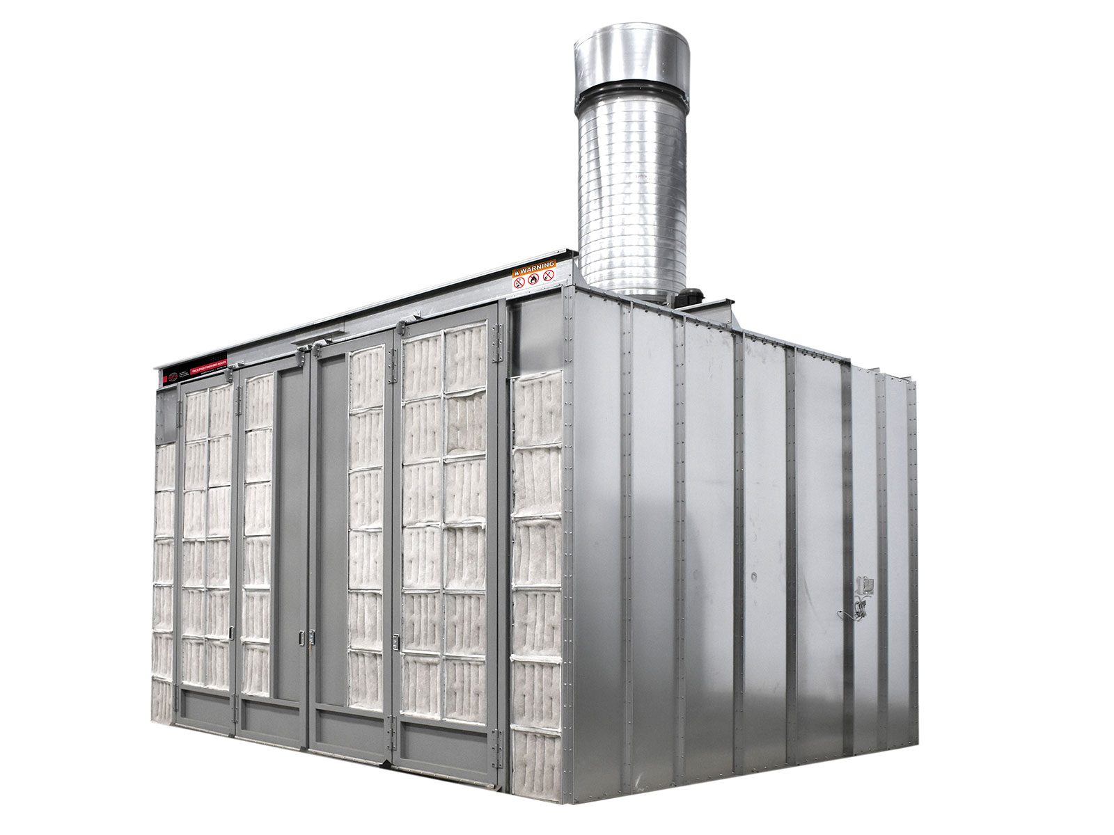 Enclosed Finishing Paint Booths Dry Filter Paint Booths from GFS