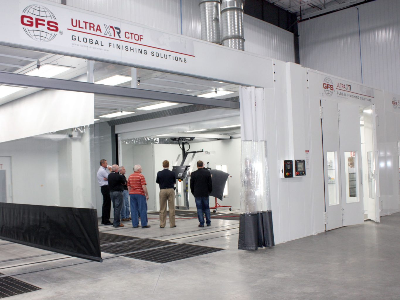 GFS Ultra XR CTOF Paint booth and prep areas