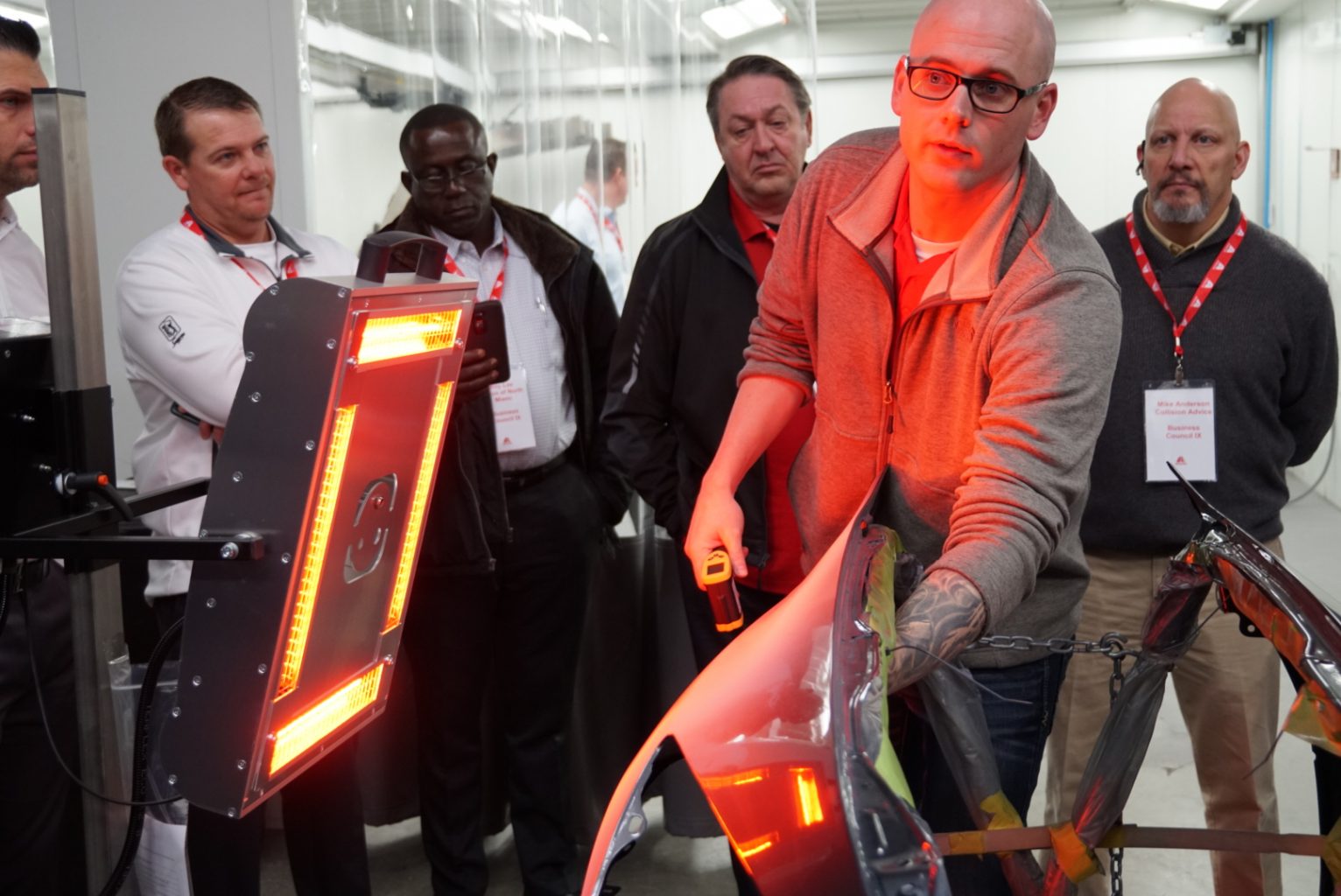 Automotive Trainer showcasing REVO Spot