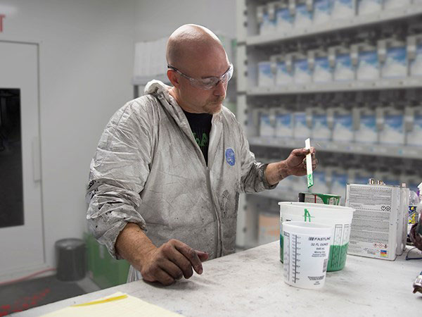 Paint Mixing Room