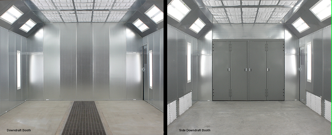 Woodworking Paint Booths Open Face Booths Vs Enclosed Spray Booths