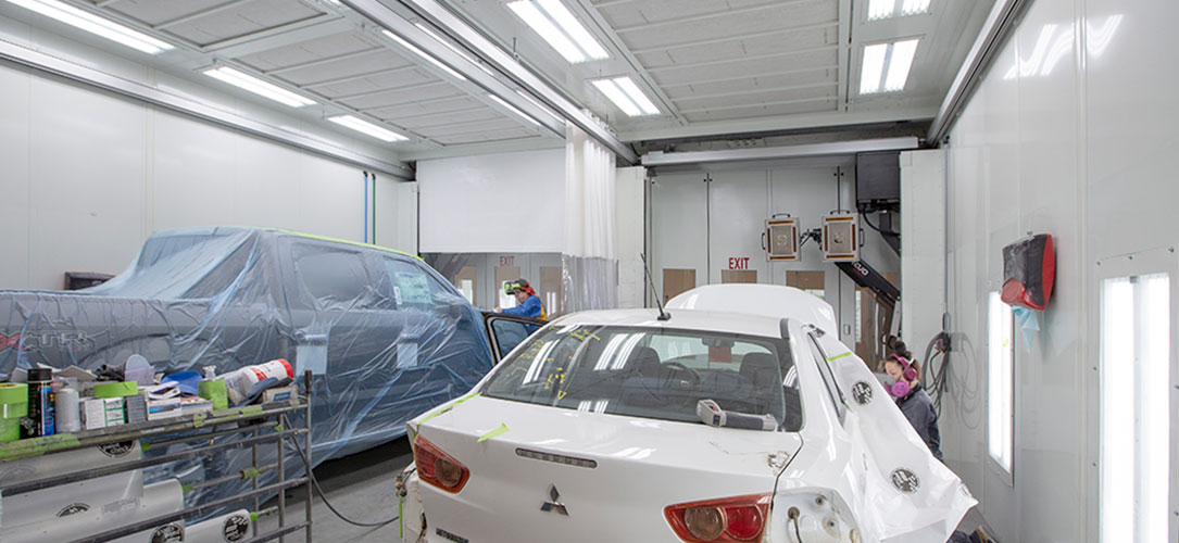 Paint Booth Lighting Requirements for OEM Certification