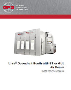 Ultra paint booth with GUL/BT Heater