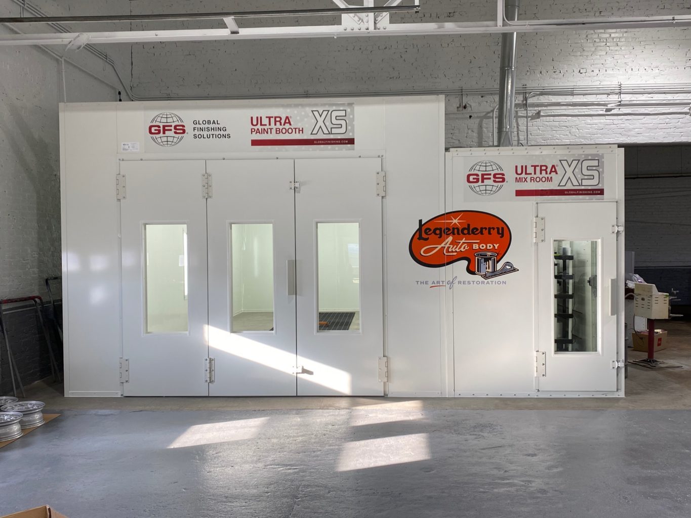 Ultra XS Paint Booth from Global Finishing Solutions GFS Spray Booths